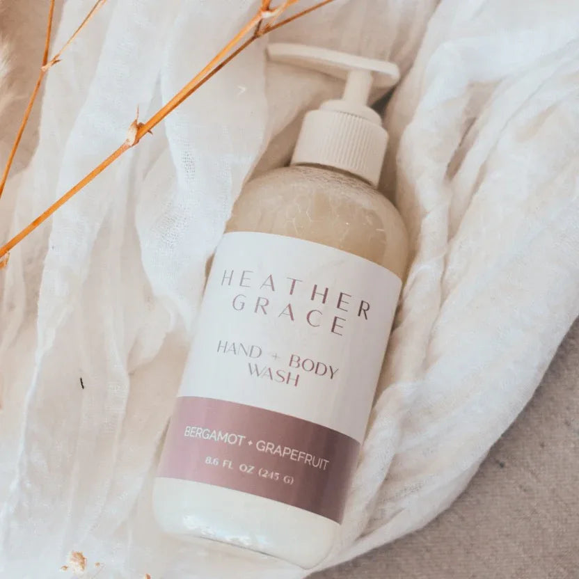 Moisturizing Body Wash - Bergamot and Grapefruit - Heather Grace Skincare