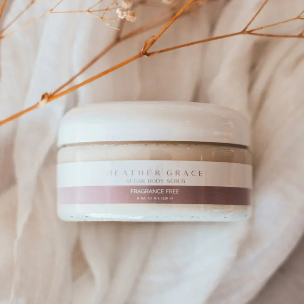 Sugar Body Scrub - Fragrance Free - Heather Grace Skincare