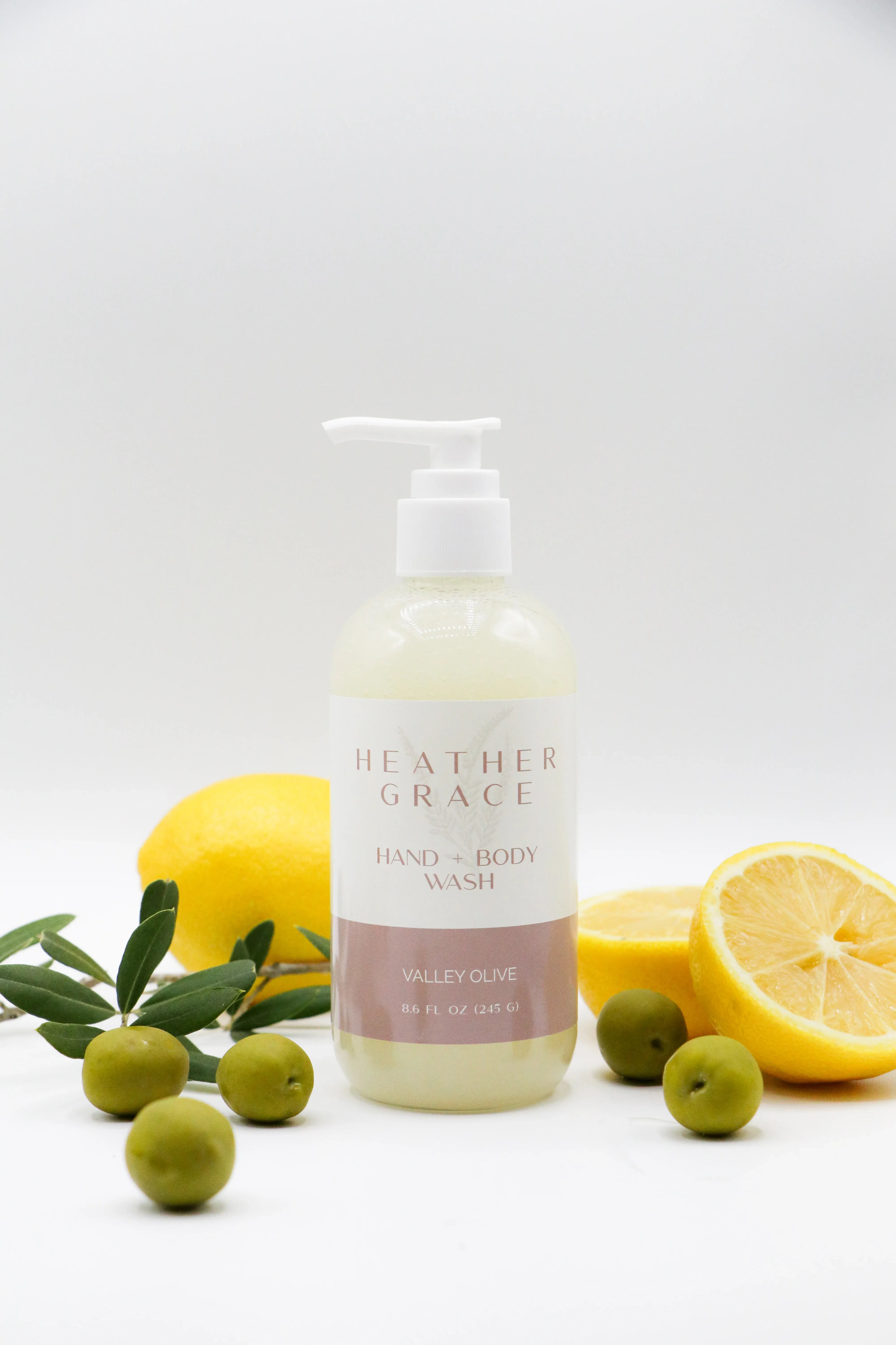 Moisturizing Body Wash - Valley Olive - Heather Grace Skincare
