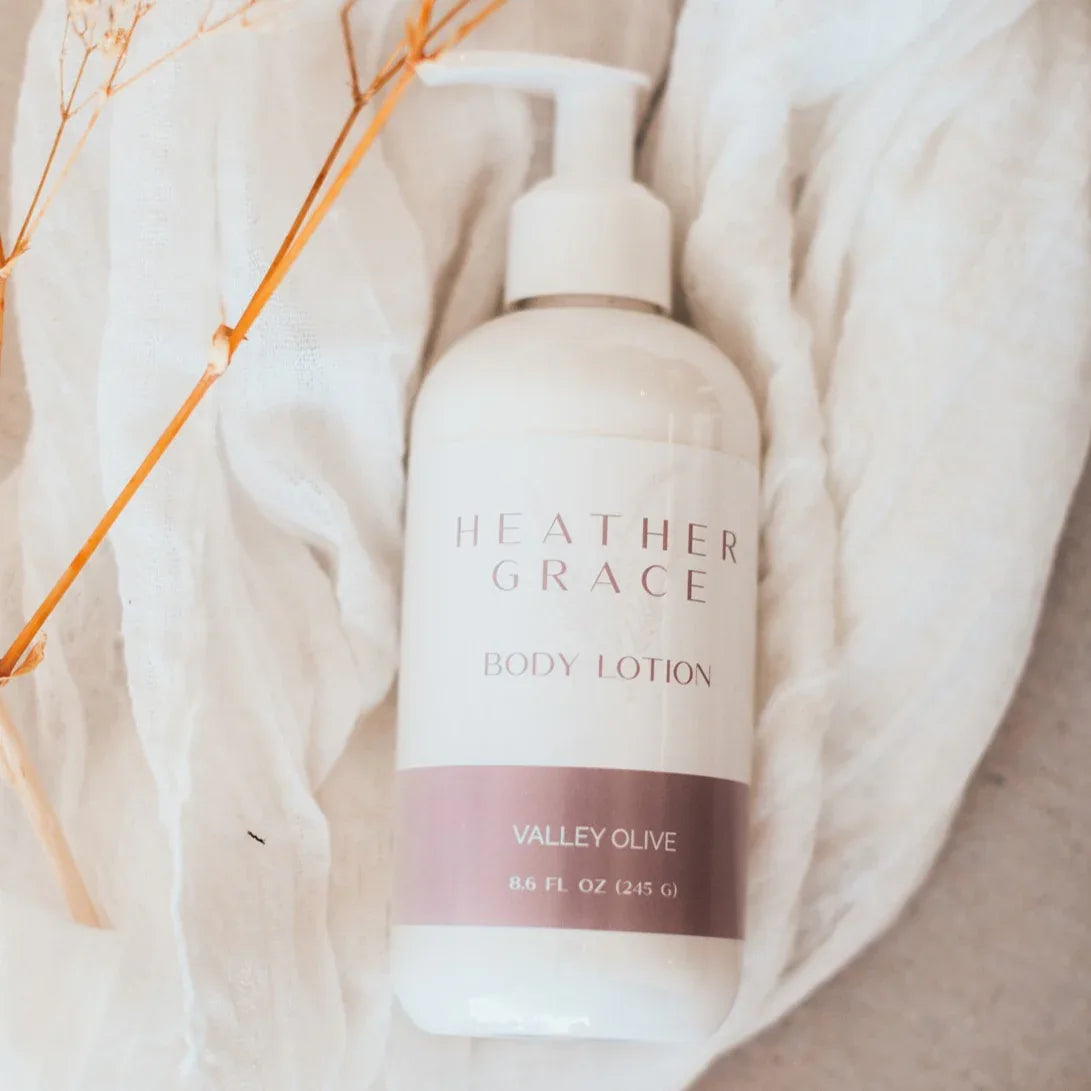Luxe Body Lotion - Valley Olive - Heather Grace Skincare