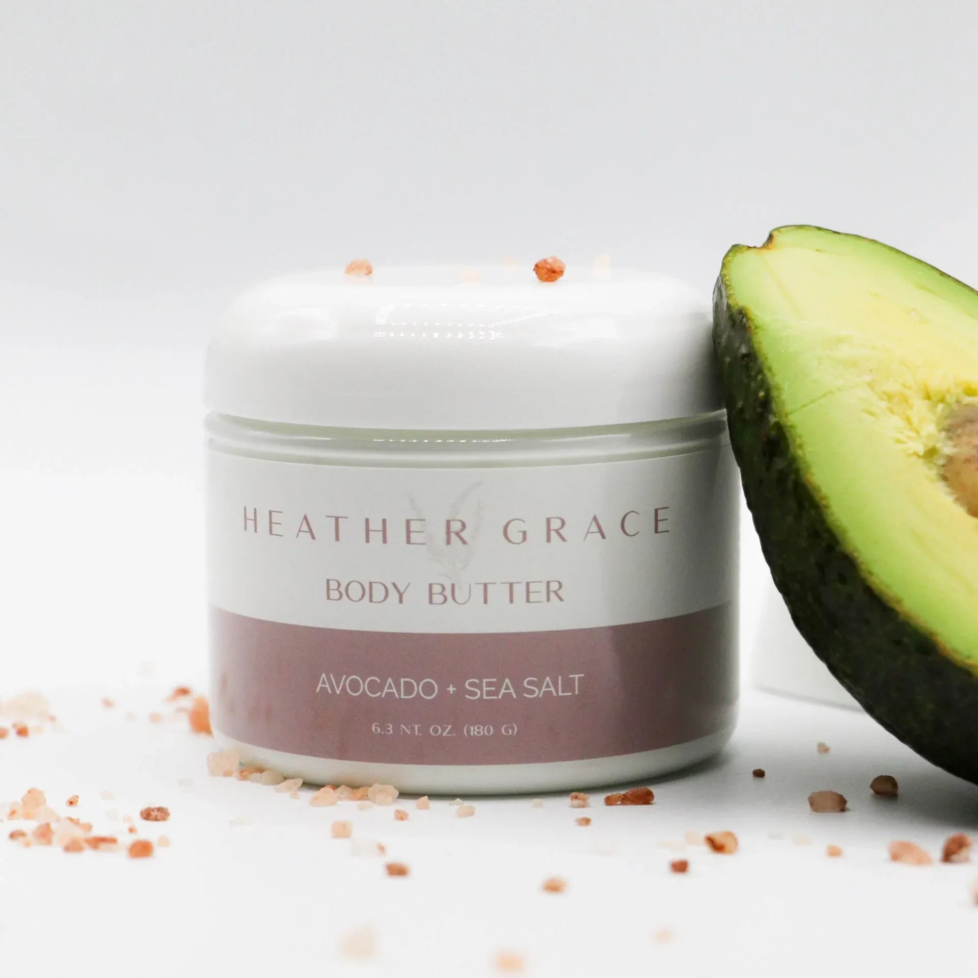 Luxe Body butter - Avocado Sea Salt - Heather Grace Skincare